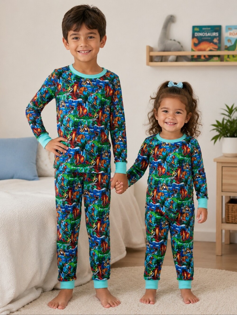 NEW Alabama Slamma Ice Age Long Sleeves & Pants Set Bamboo PJs Unisex Size 4T